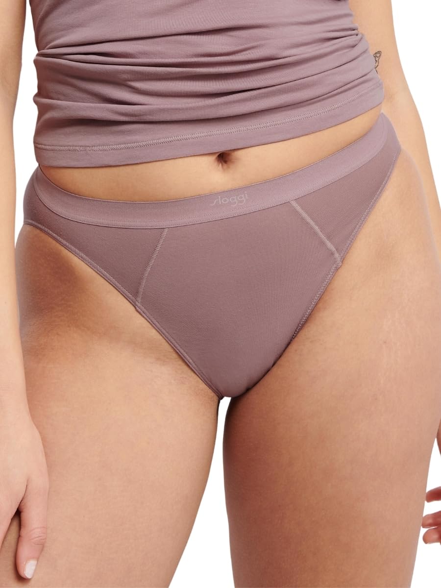 sloggi Ever Ease Tai slip donna malva cotone 1P