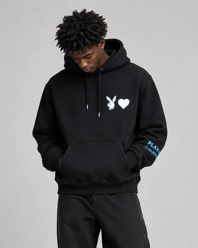 Playboy x Audien Chrome Bunny felpa cappuccio nera