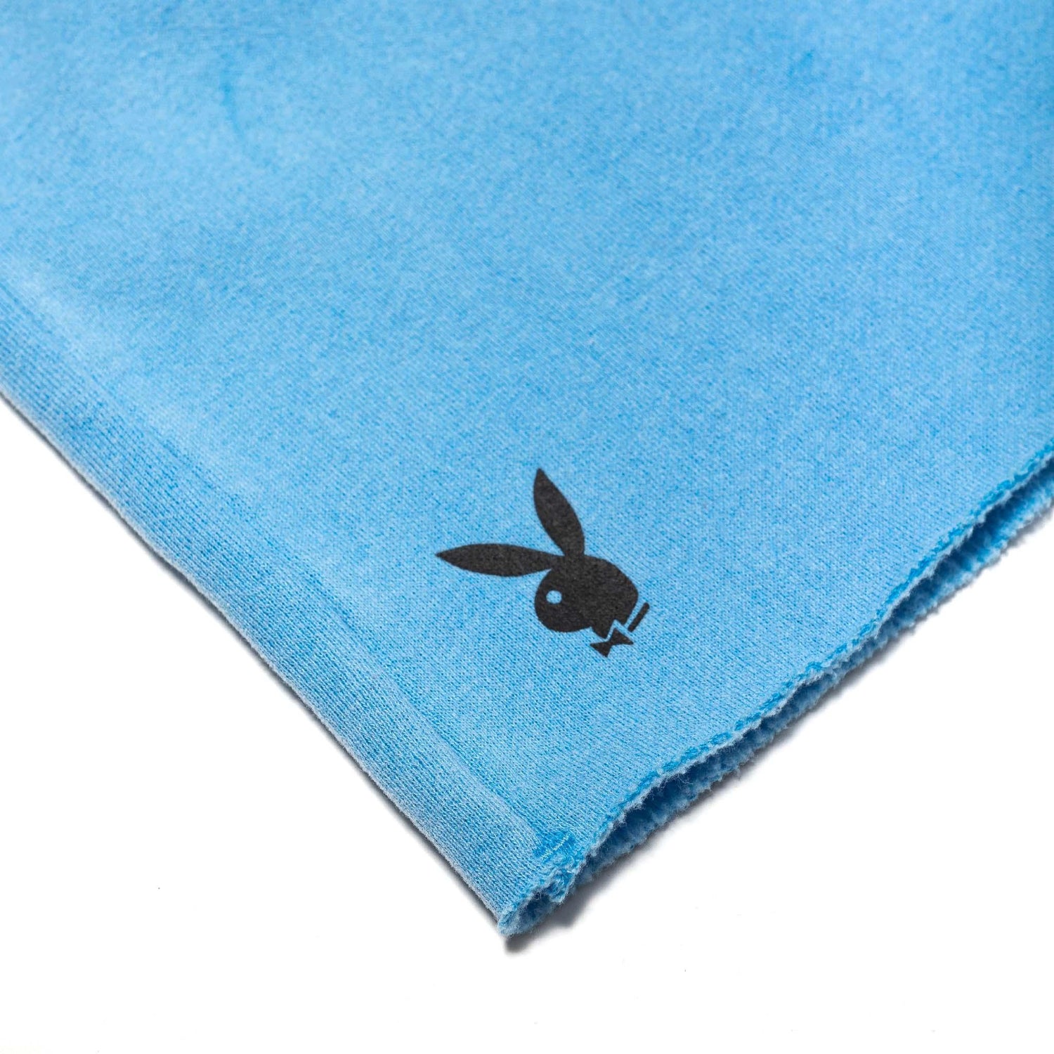 Playboy Contrast Stitch shorts boyfriend vita alta blu