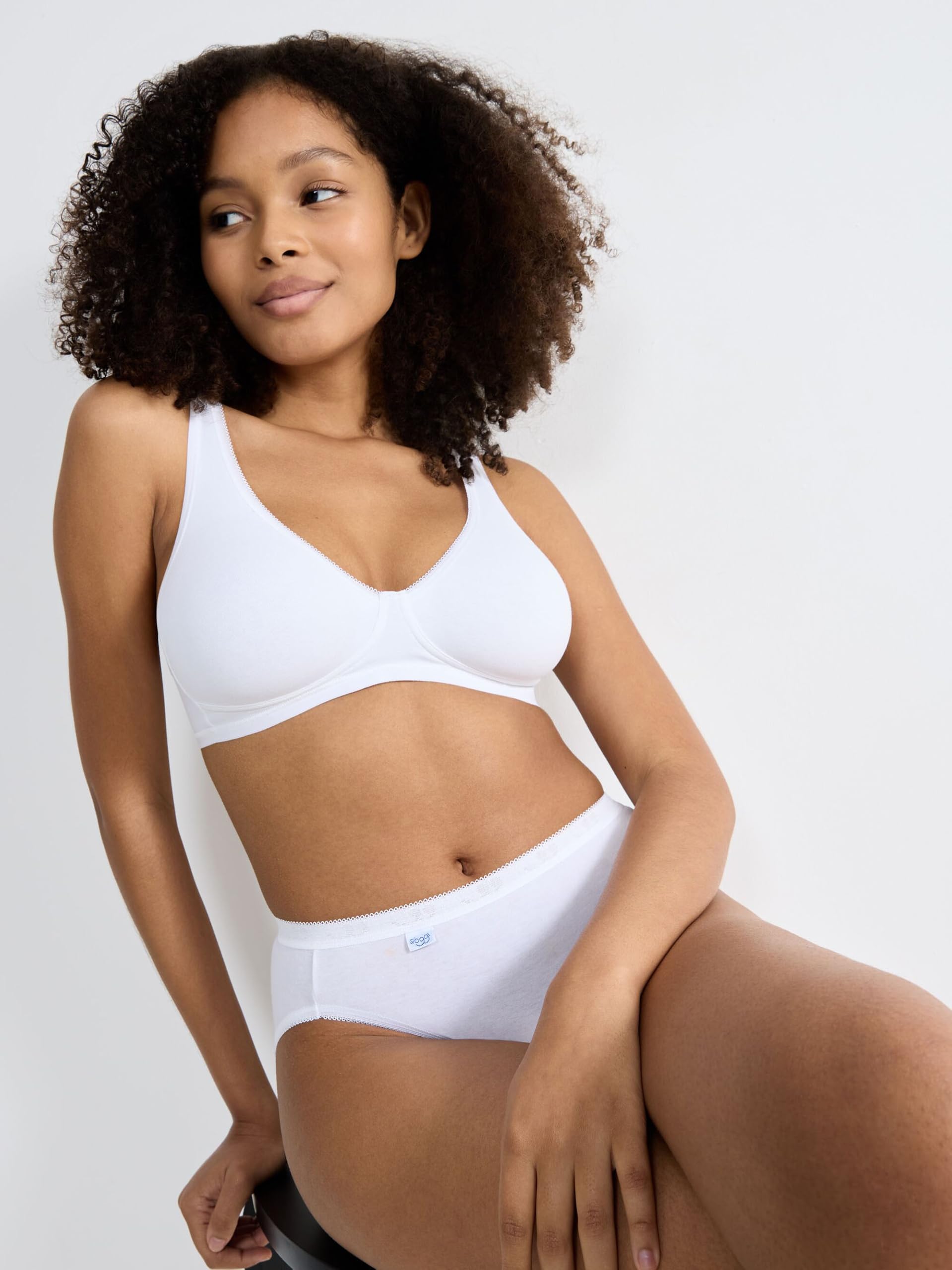 sloggi Basic+ Soft Bra Reggiseno Donna x1 Senza Ferretto