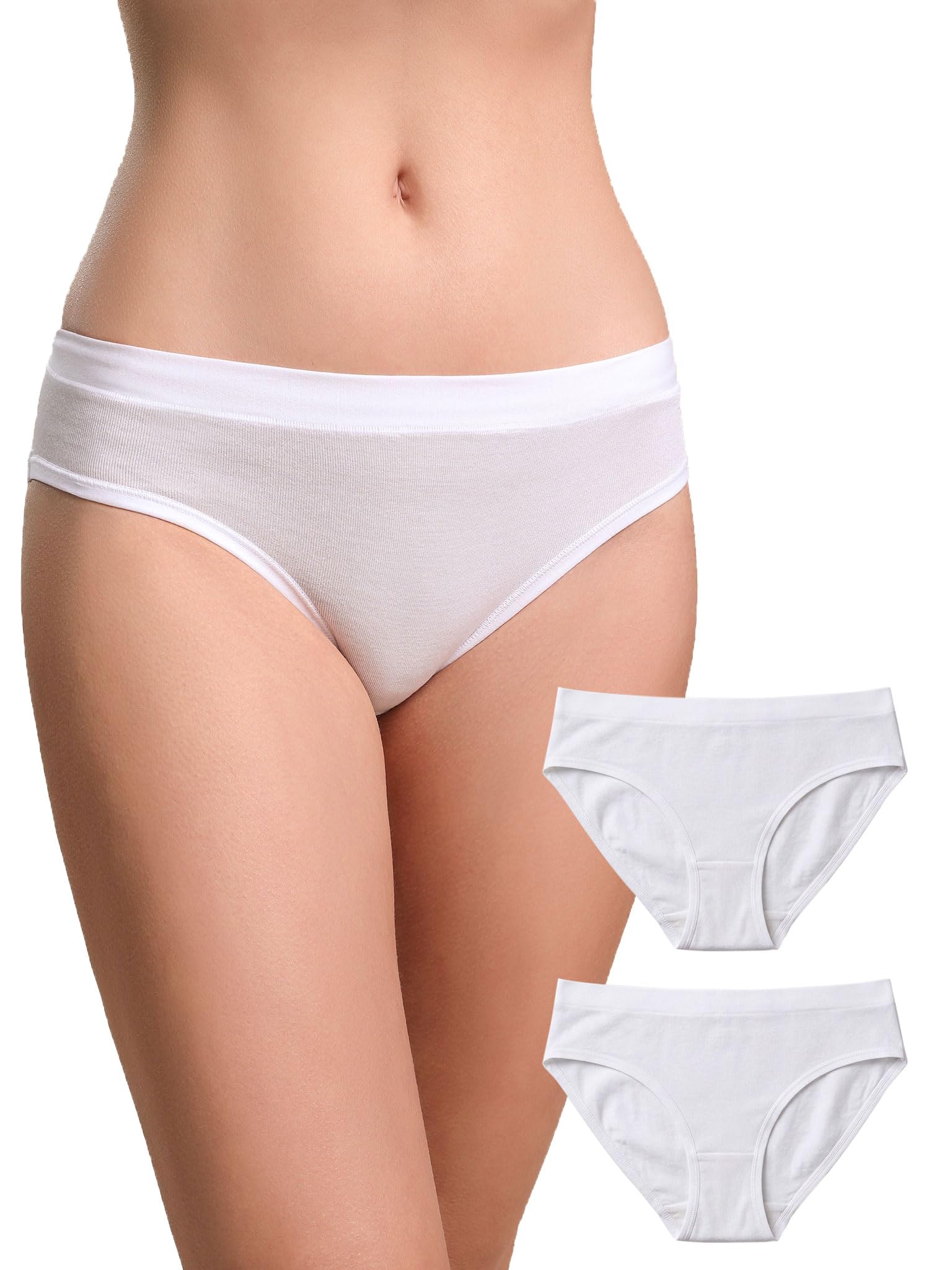 EGI 5050 slip midi donna XL x2 puro cotone filo di Scozia