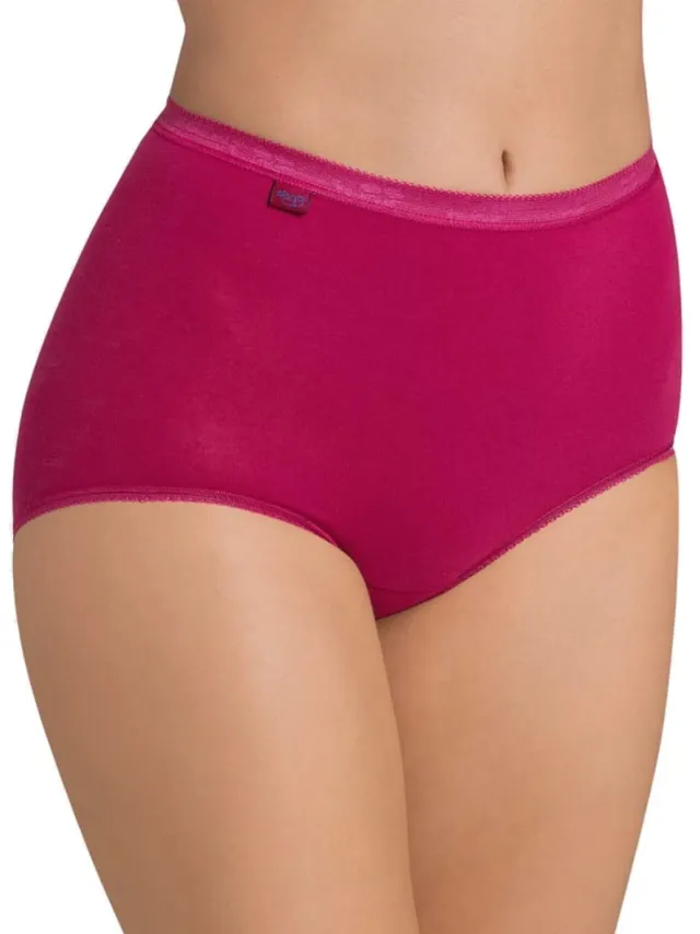 Sloggi Basic+ Maxi slip donna 3 pezzi taglia 58 cotone