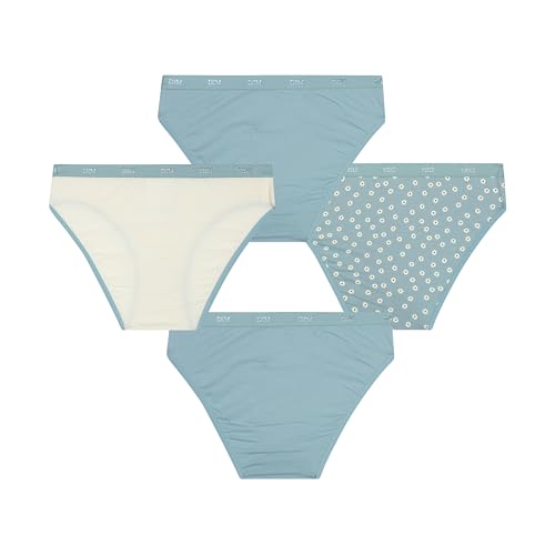 DIM Les Pockets Slip Bambina x4 10 Anni Cotone Blu