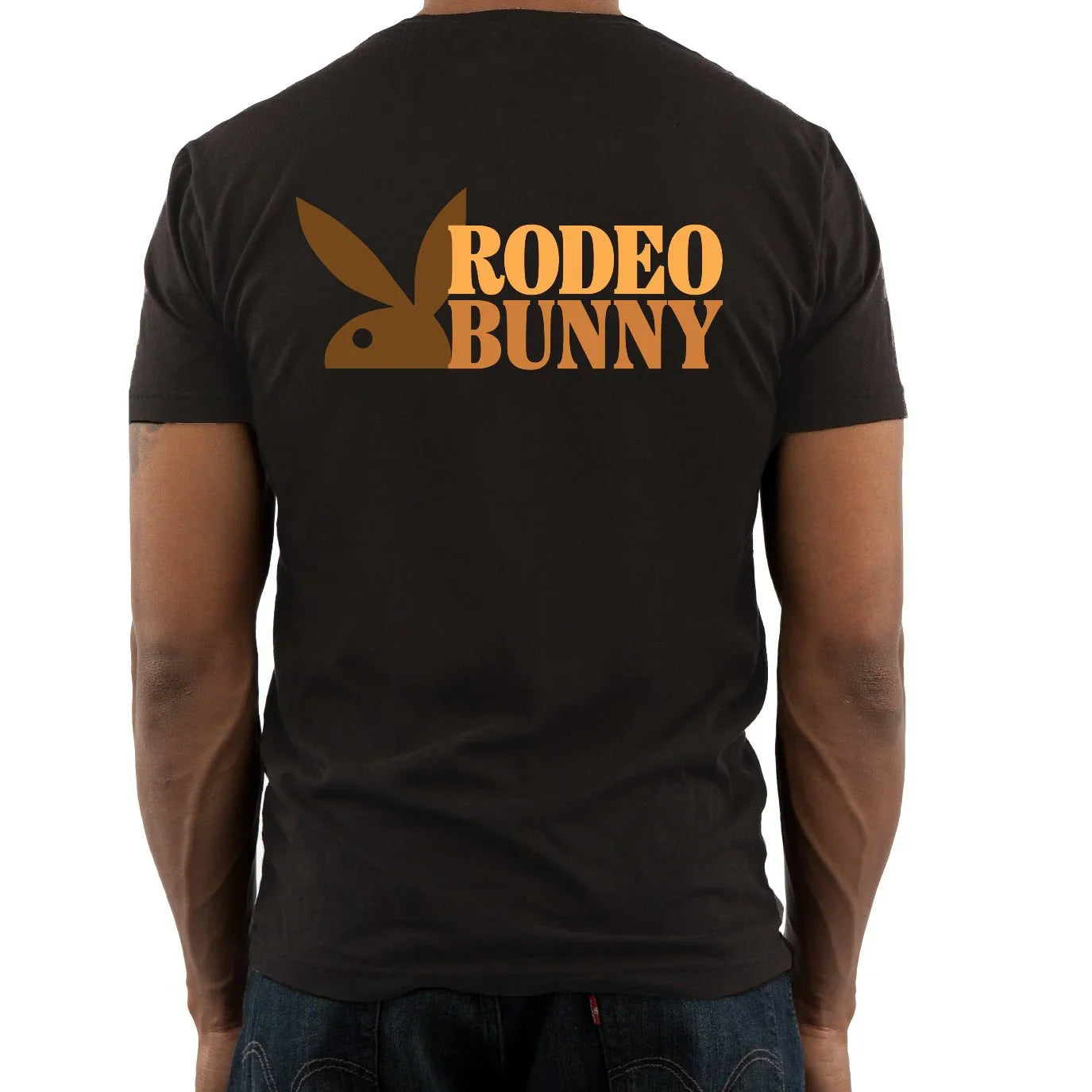 Playboy Sheriff t-shirt bianca cotone Rodeo Bunny