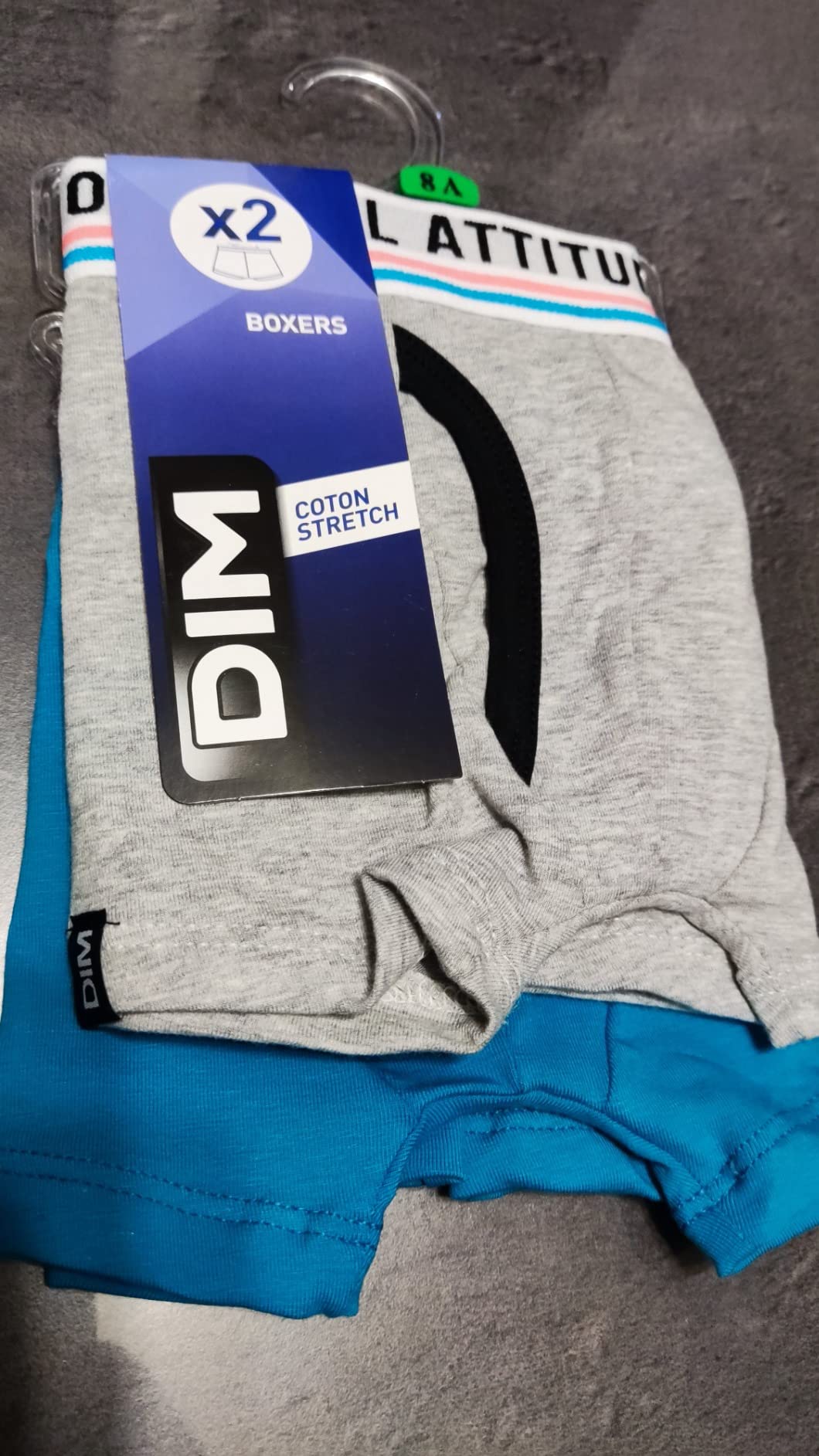 DIM Original boxer ragazzo corto cotone aderente