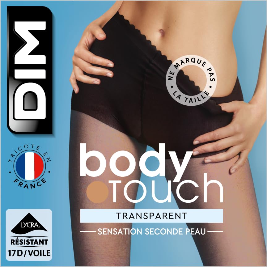 DIM Body Touch Collant 17D x2 beige ultra trasparente