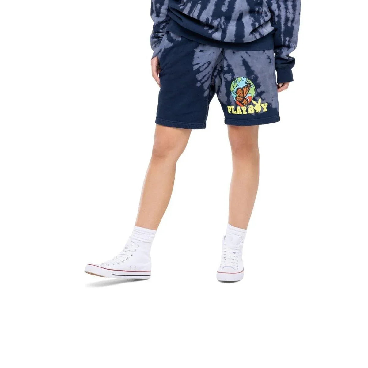 Playboy Au Naturel shorts tie-dye cotone unisex