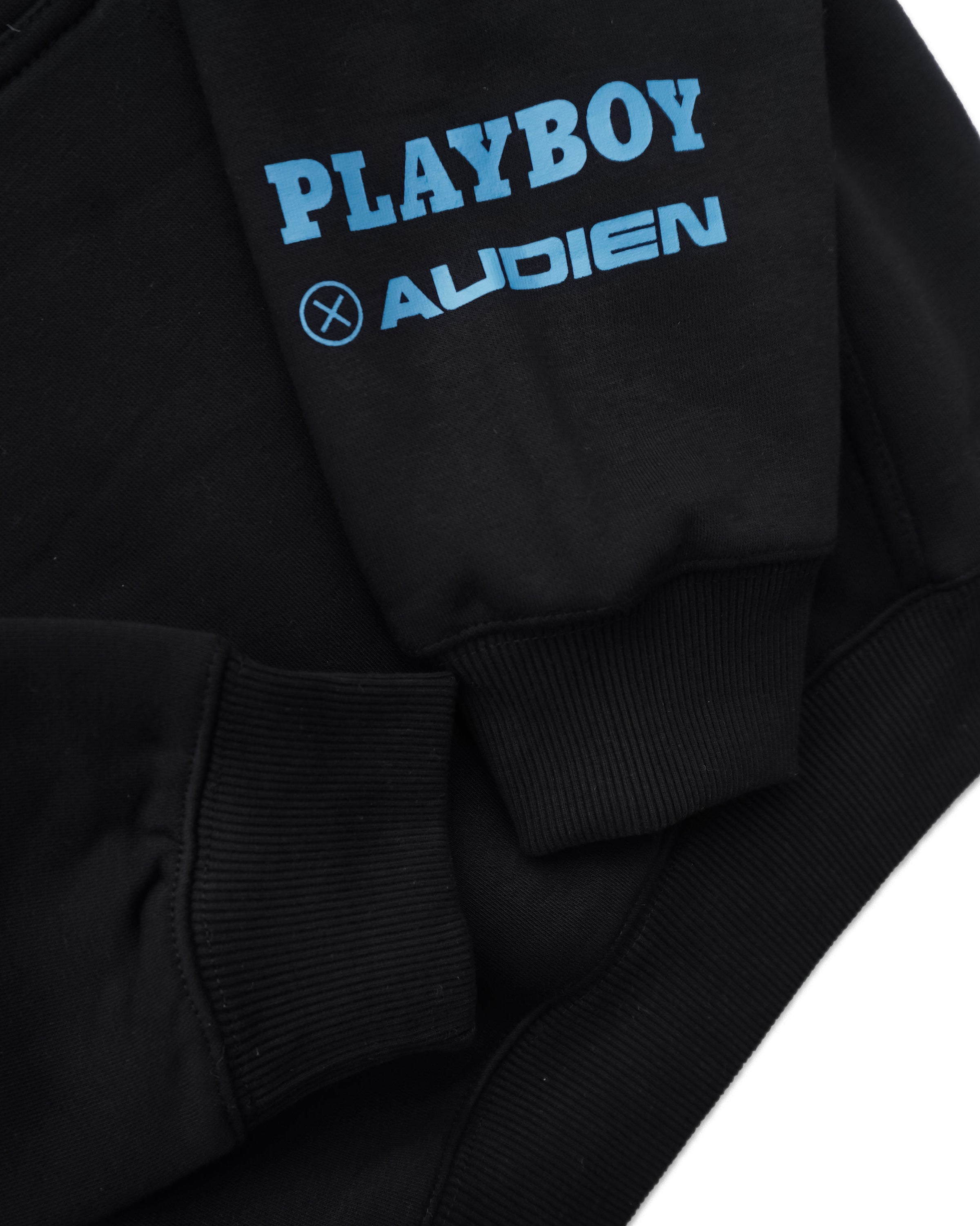 Playboy x Audien Chrome Bunny felpa cappuccio nera