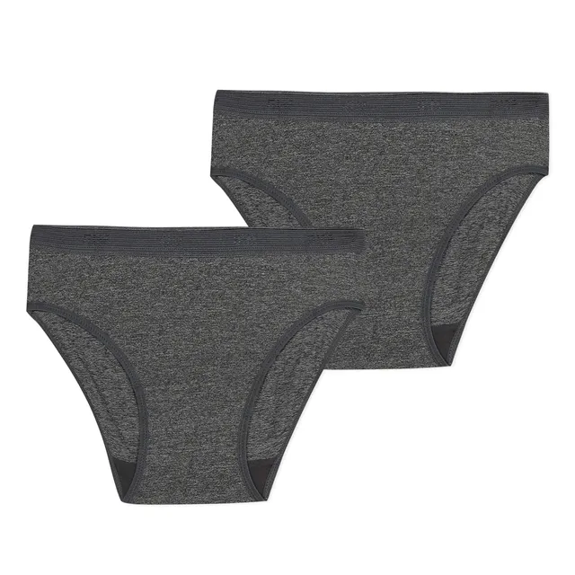 DIM Les Pockets slip bambina microfibra x2