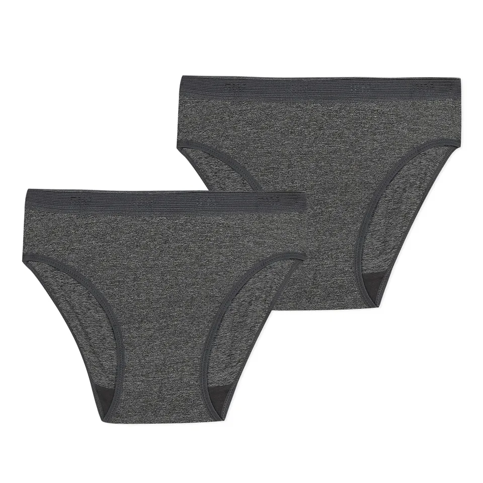 DIM Les Pockets slip bambina microfibra x2