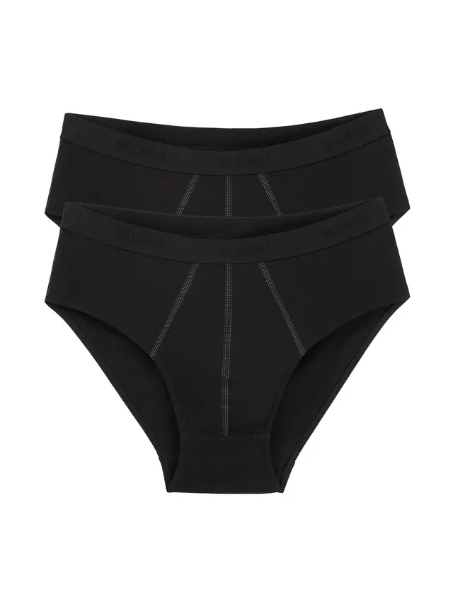 Sloggi Start Midi slip uomo x2 nero cotone taglia 5