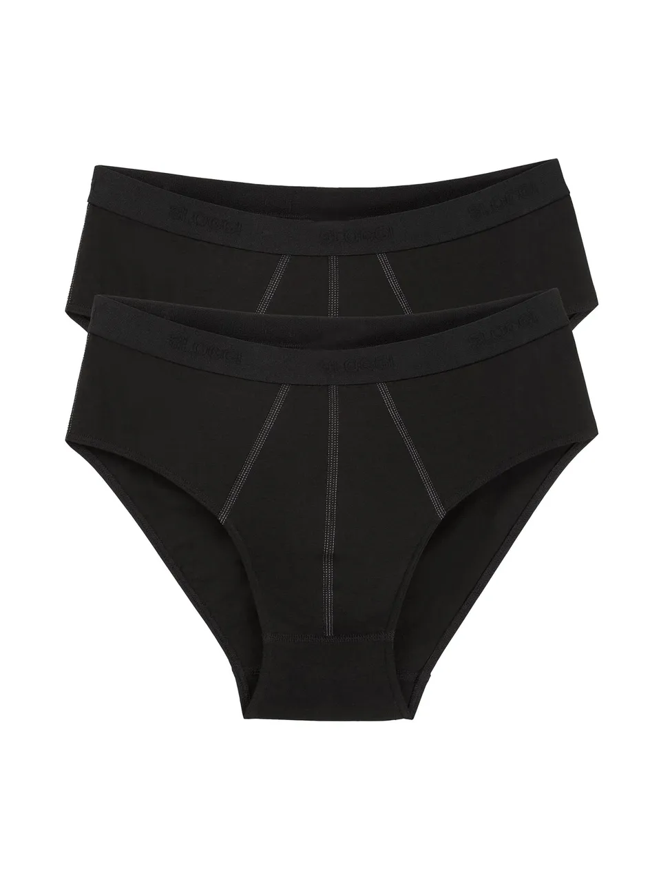 Sloggi Start Midi slip uomo x2 nero cotone taglia 5