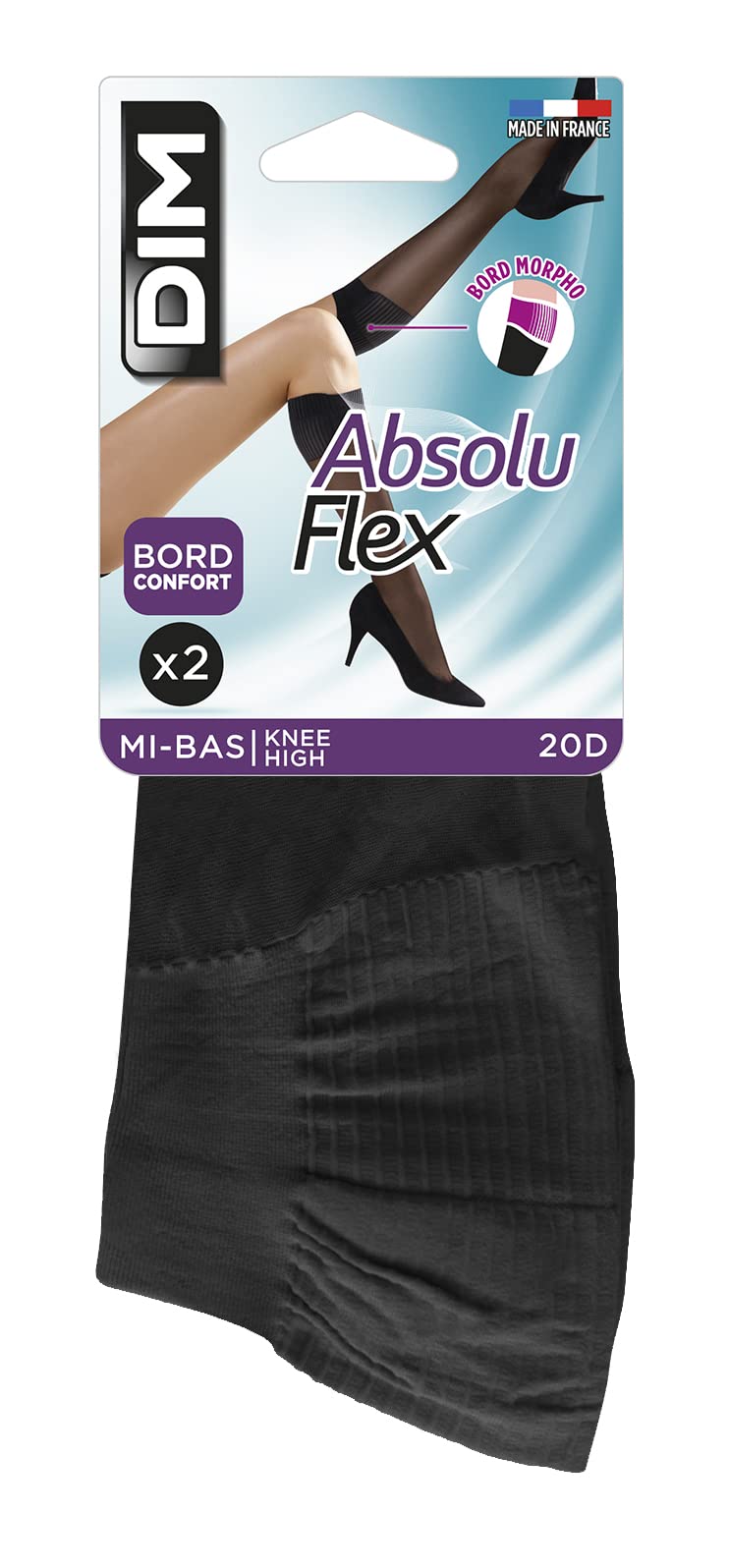 DIM Absolu Flex Gambaletti Donna x2 Neri Caldi