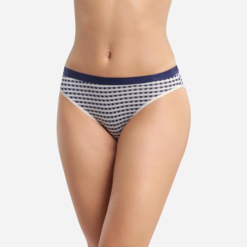DIM Pockets slip cotone donna x3 nero blu grigio elastico S