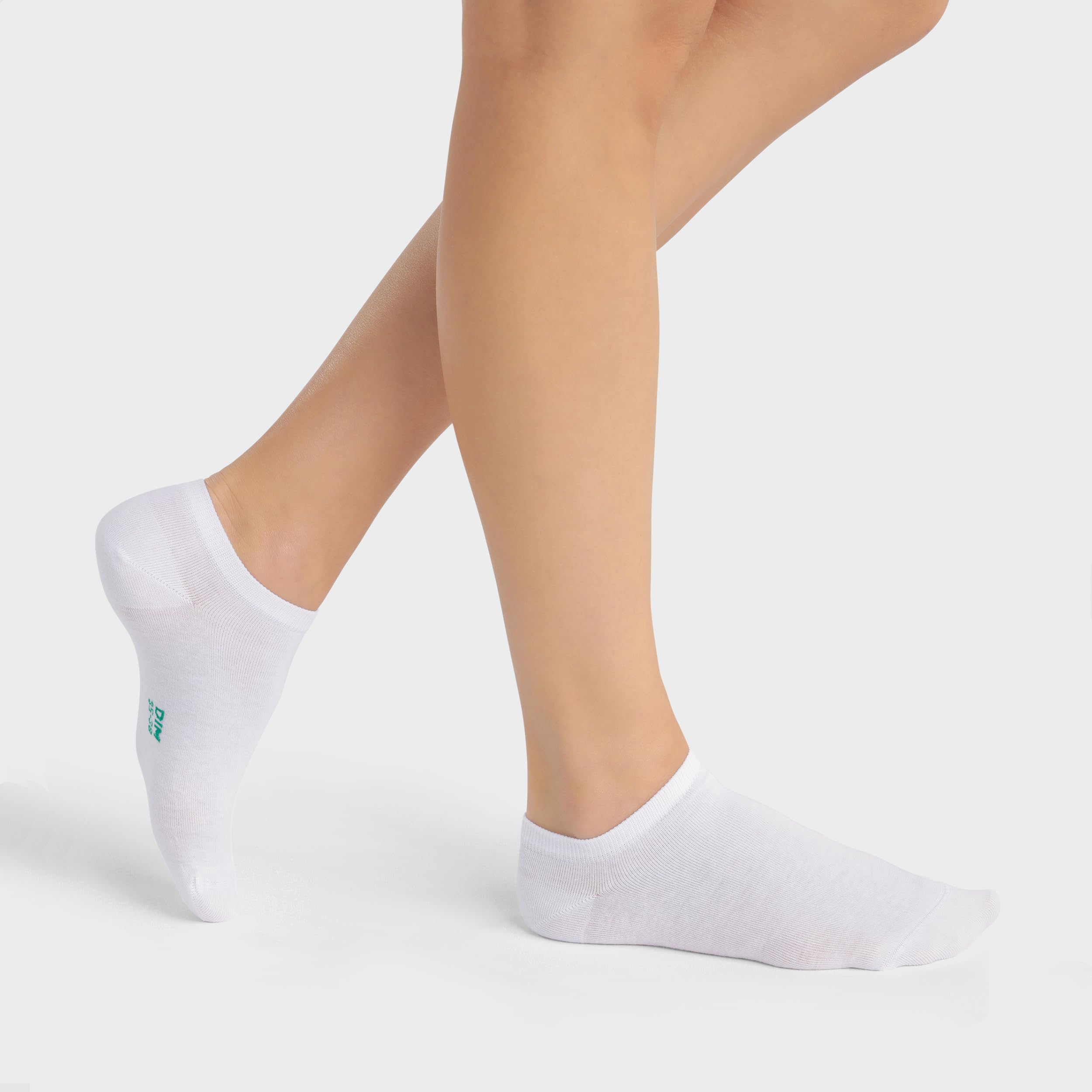 DIM Good Socks calze donna x2 bianco 35-38 cotone