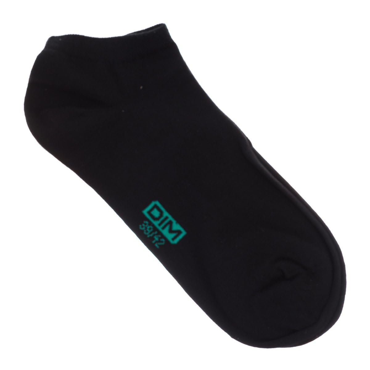 Dim Coton Comfort calzini uomo corti 3 paia neri cotone