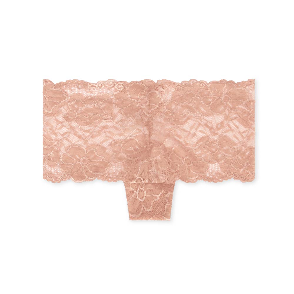 René Rofé Everyday Lace slip boyshort pizzo beige M