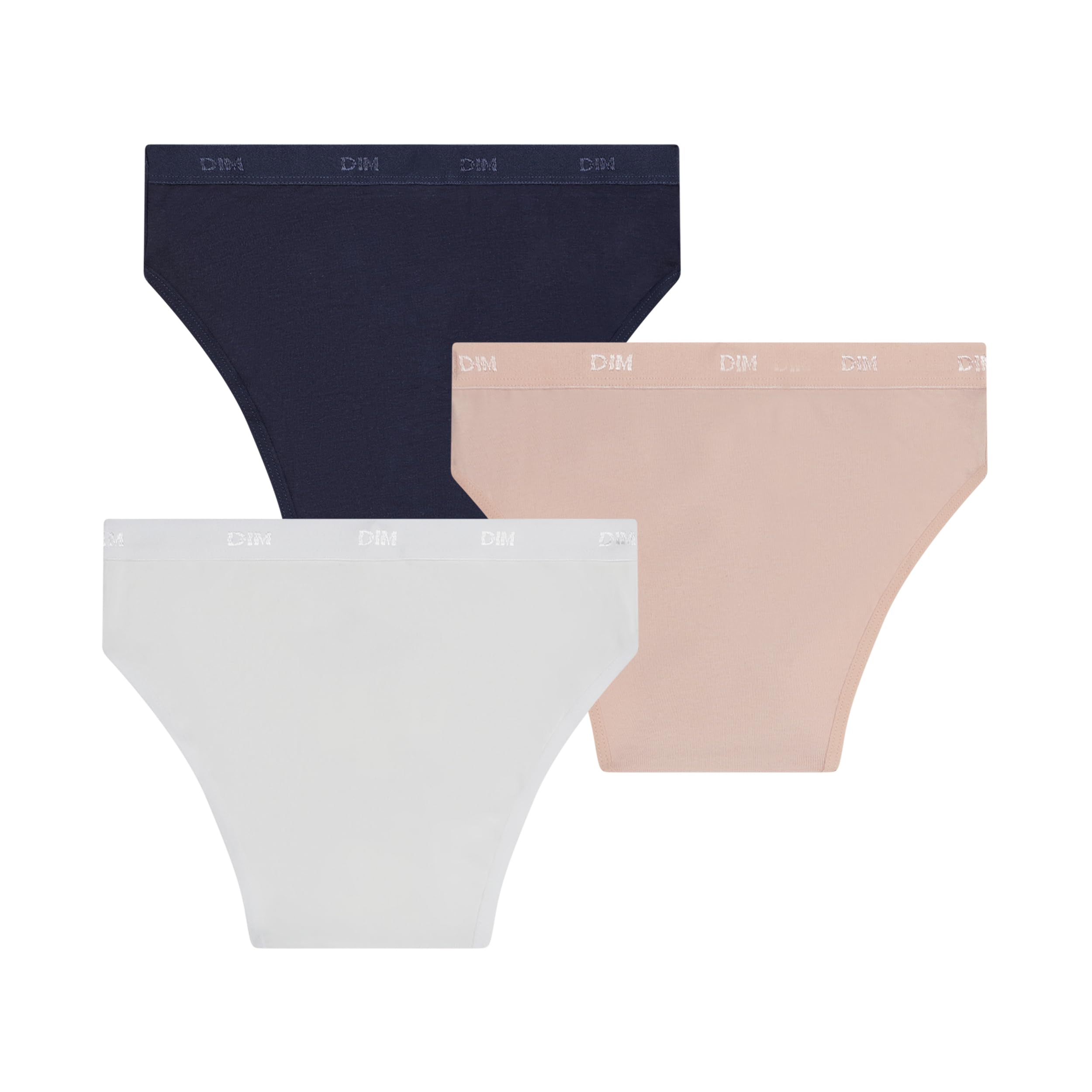 DIM Les Pockets Ecodim slip bambina x3 cotone
