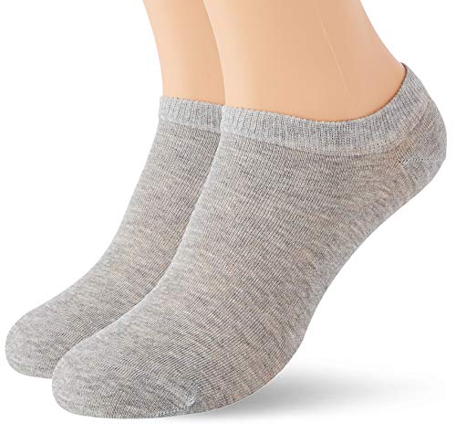 Dim Ecodim Socquettes Calze Donna Nere x2 cotone bio