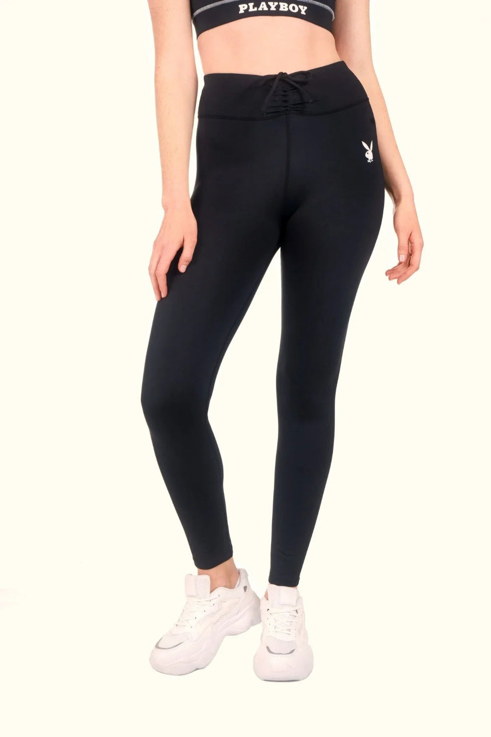 Playboy Missguided Active leggings vita alta neri