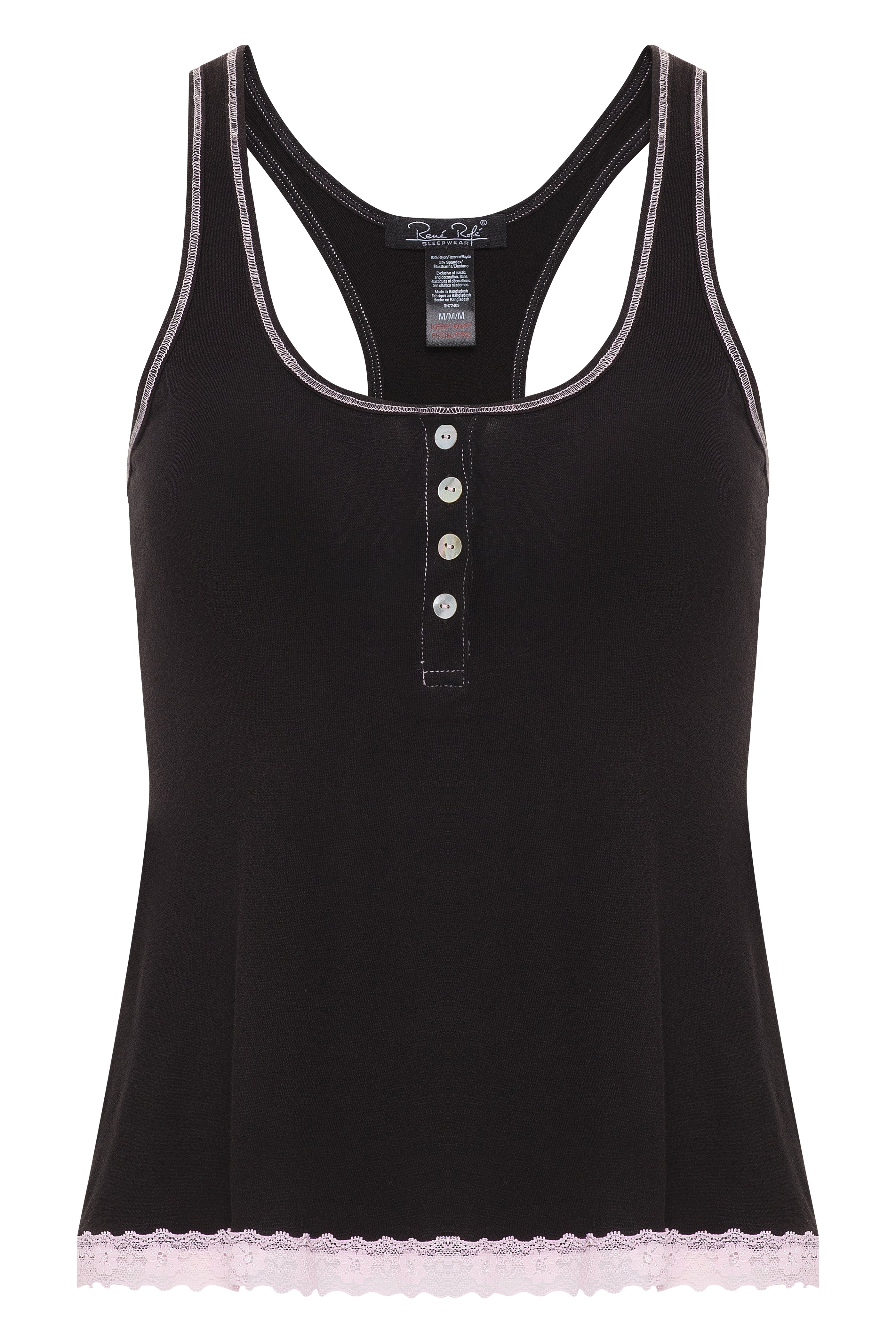 René Rofé Racerback Short Set pigiama corto 2 pezzi leggero