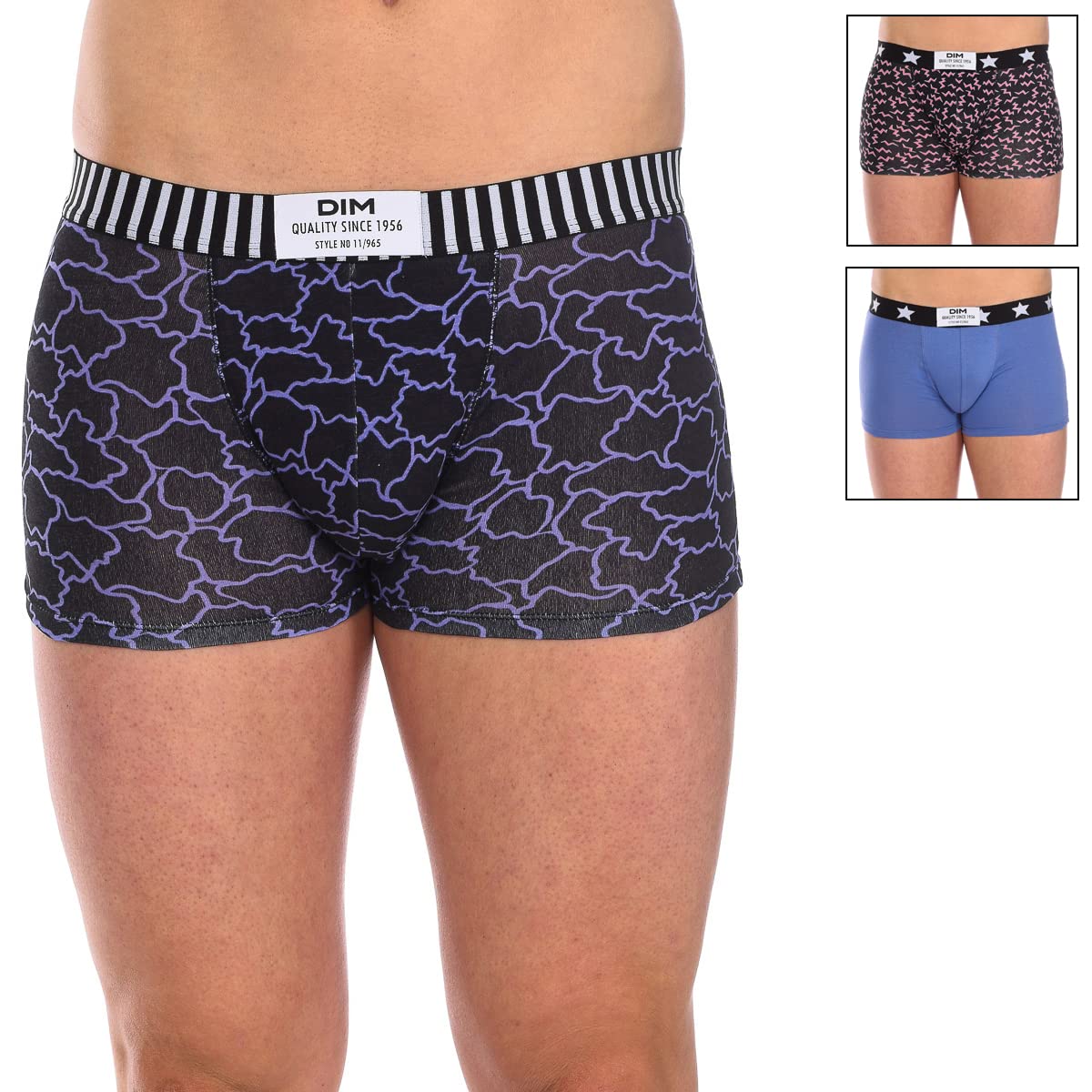 DIM Vibes X3 Boxer Pantaloncino Uomo x3 Cotone