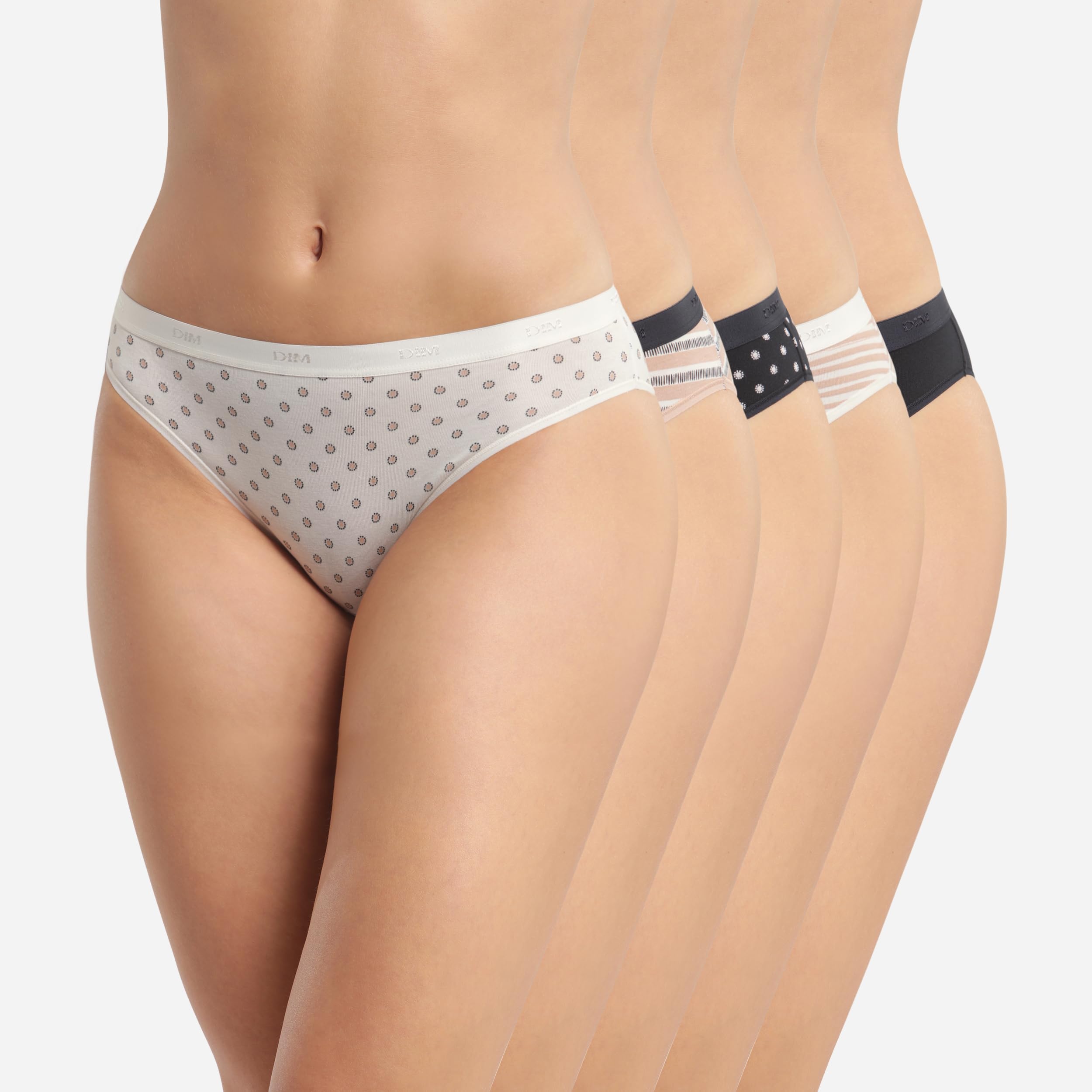 DIM Pockets Slip Donna x5 Cotone Nero S