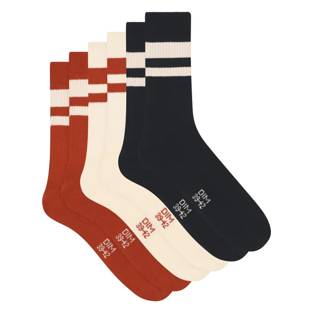 DIM Ecodim Sport Mi Chaussettes calzini uomo x3 39-42
