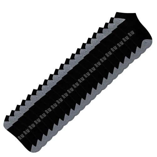 DIM Ecodim Sport calzini corti uomo x10 bianco-nero