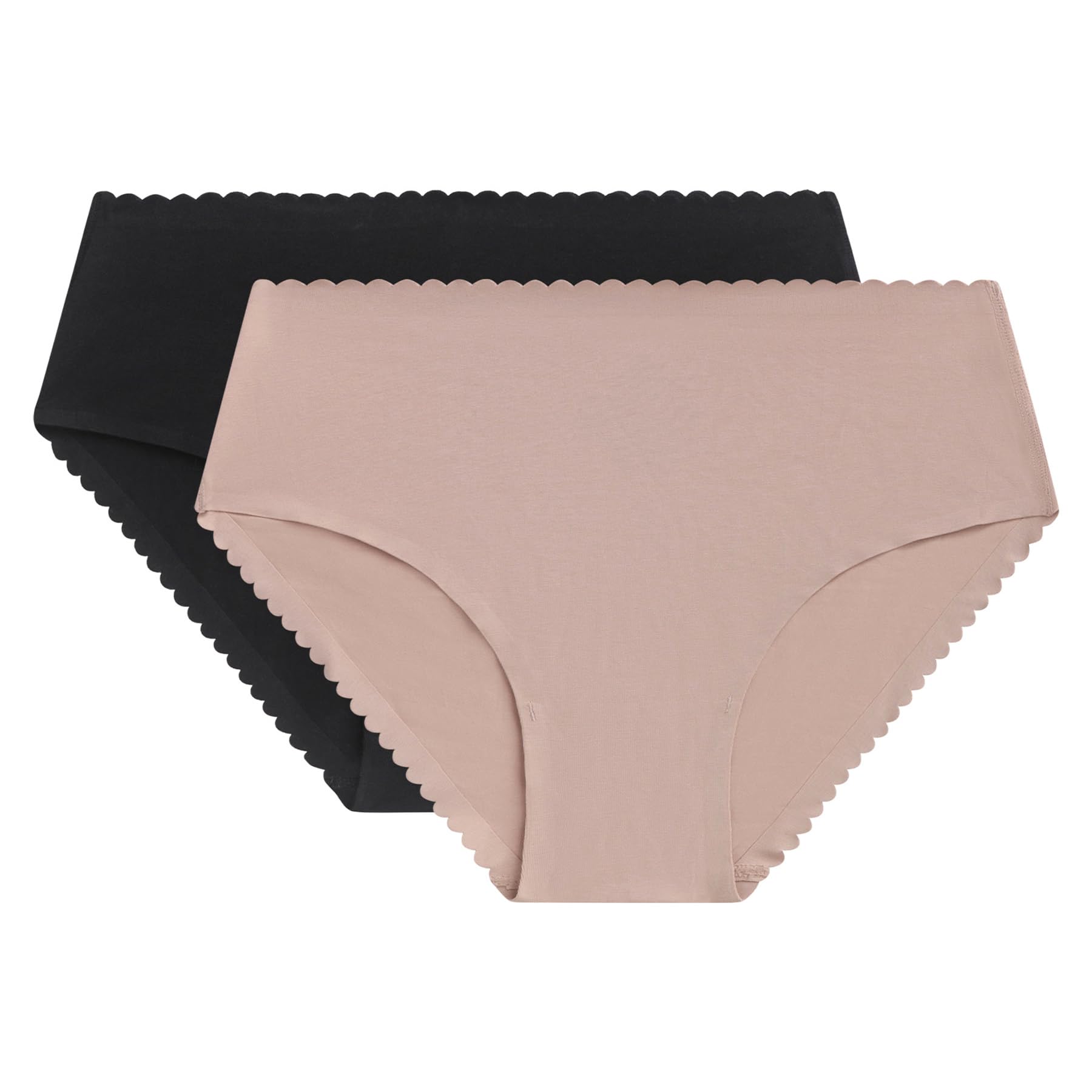 DIM Body Touch Easy bikini donna x2 rosa vita alta cotone