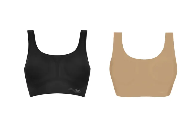 Sloggi Bustier top intimo donna nero M