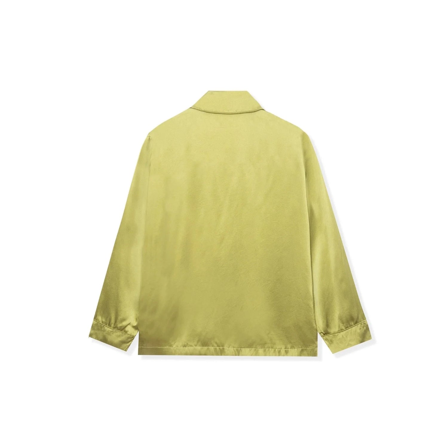 Playboy Silk camicia seta oliva bottoni vestibilità comoda