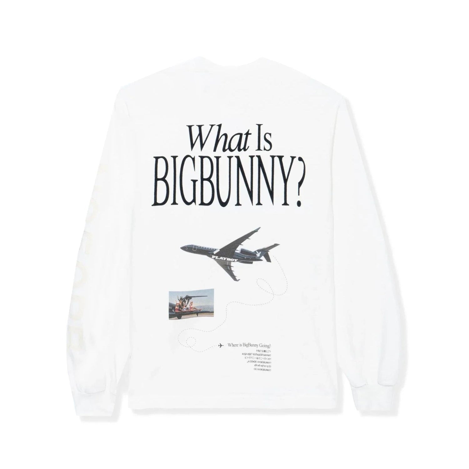 Playboy Aviation Wings N950PB maglia manica lunga nera
