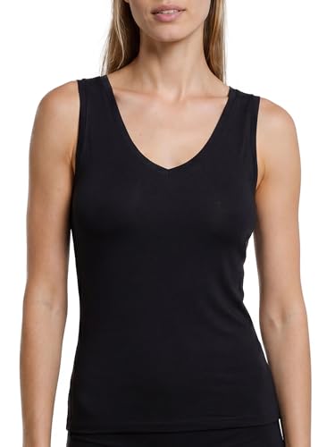 Egi Art. 2502 Canotta Donna Bambù Scollo V Spalla Larga