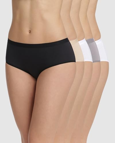 DIM Les Pockets Ecodim boxer donna S x5 nero cotone