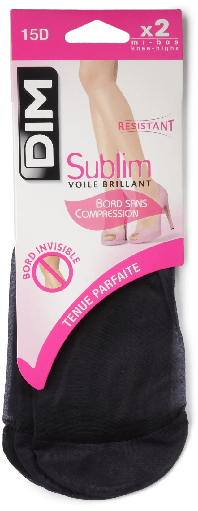 DIM Sublim Voile Gambaletti Donna x2 15 Denari Velati