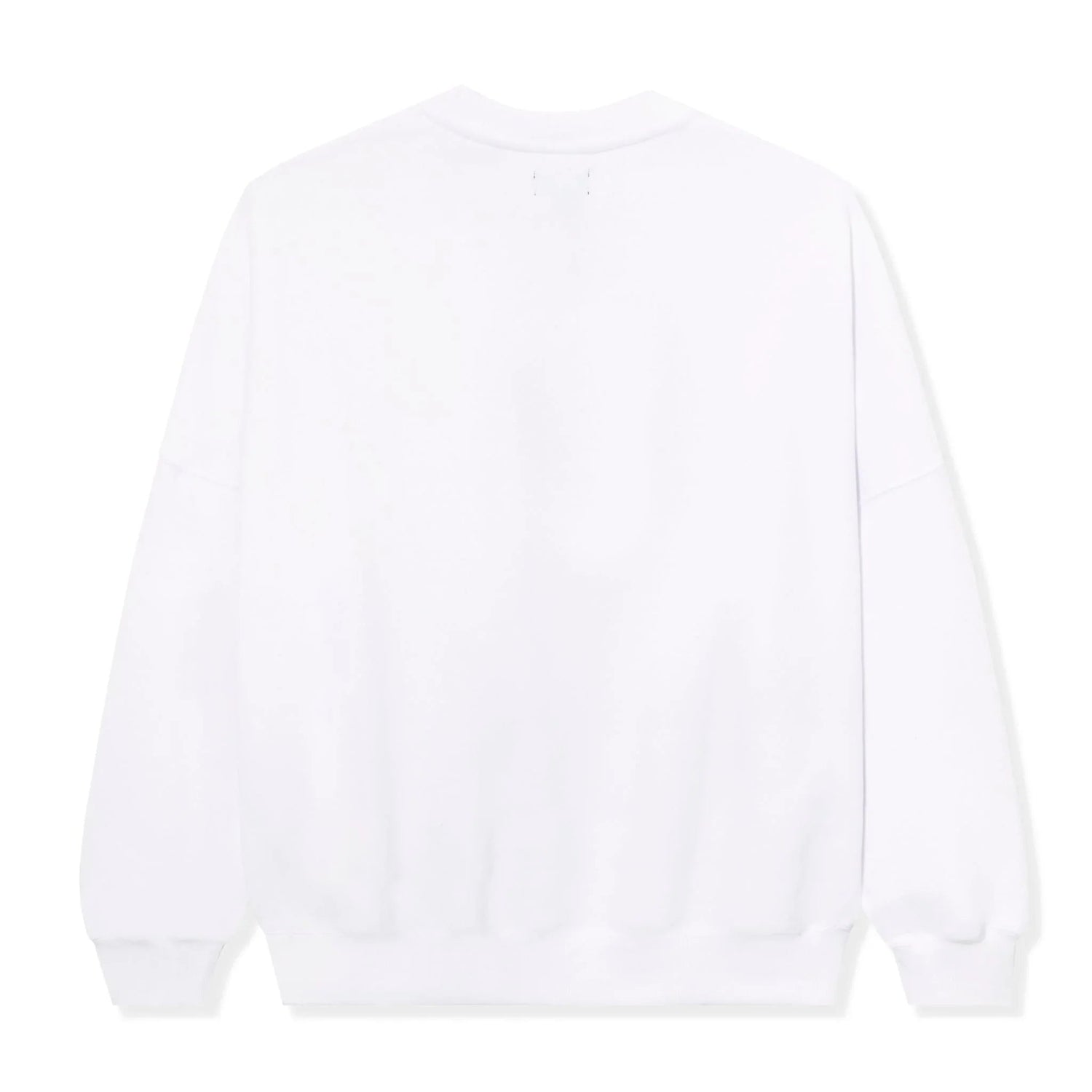 Playboy Club Rainbow Crewneck felpa bianca girocollo