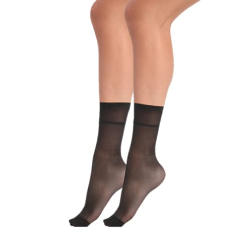 DIM Socquettes Calzini Alti Donna Pacco da 2 Cotone