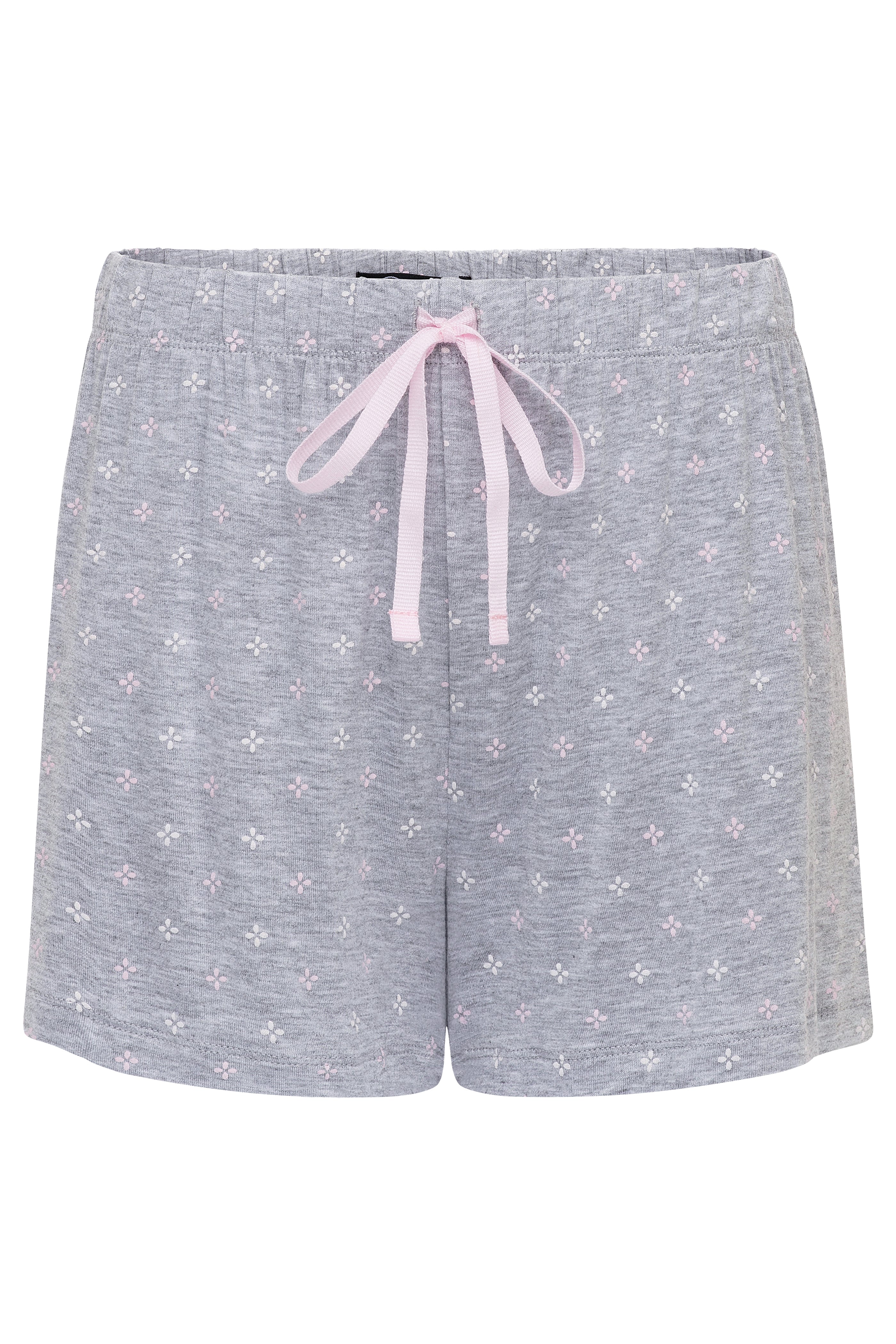 René Rofé Shorts Pigiama 4 Pezzi M Nero Leopardato leggero