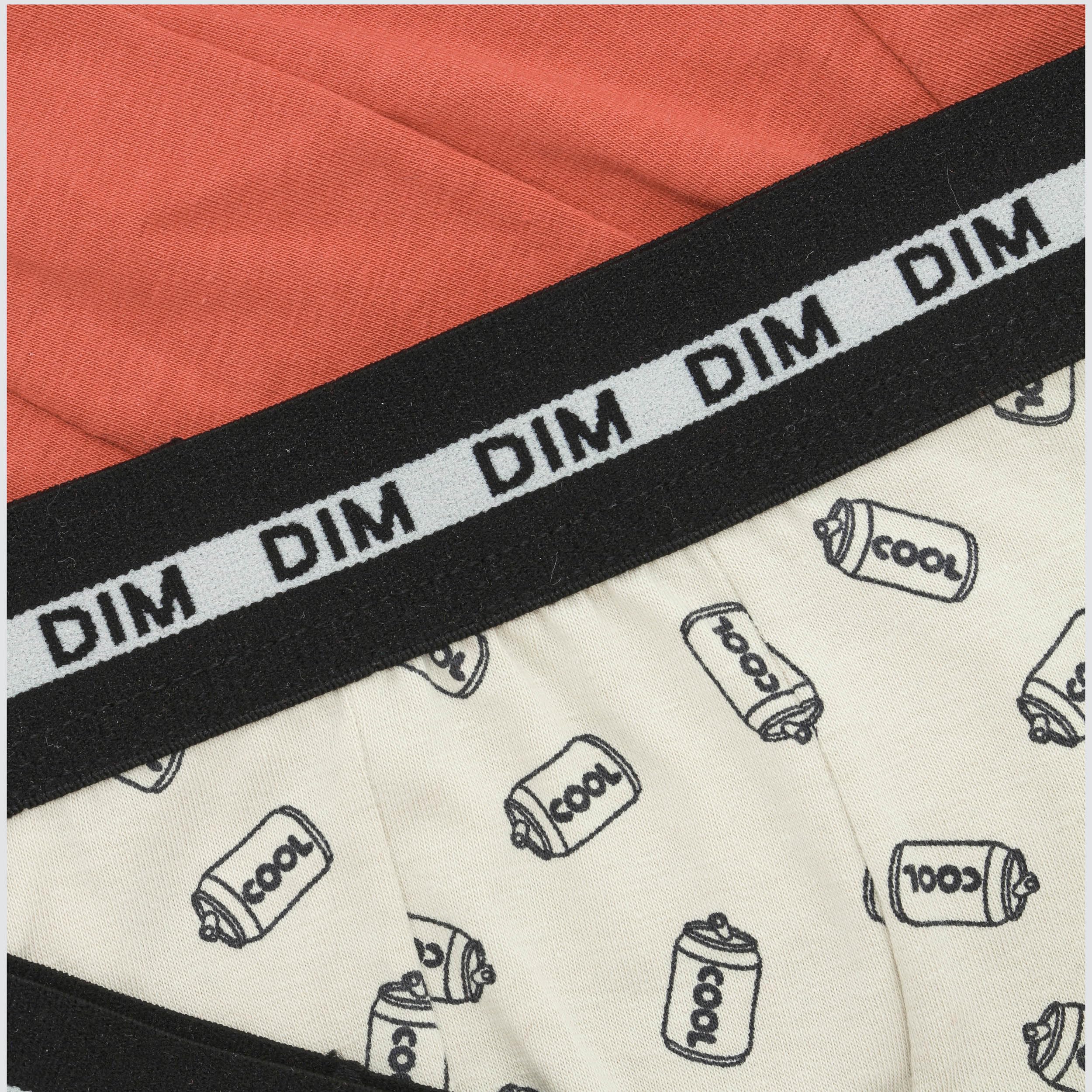 DIM Fashion boxer bambino x3 beige 10 anni cotone