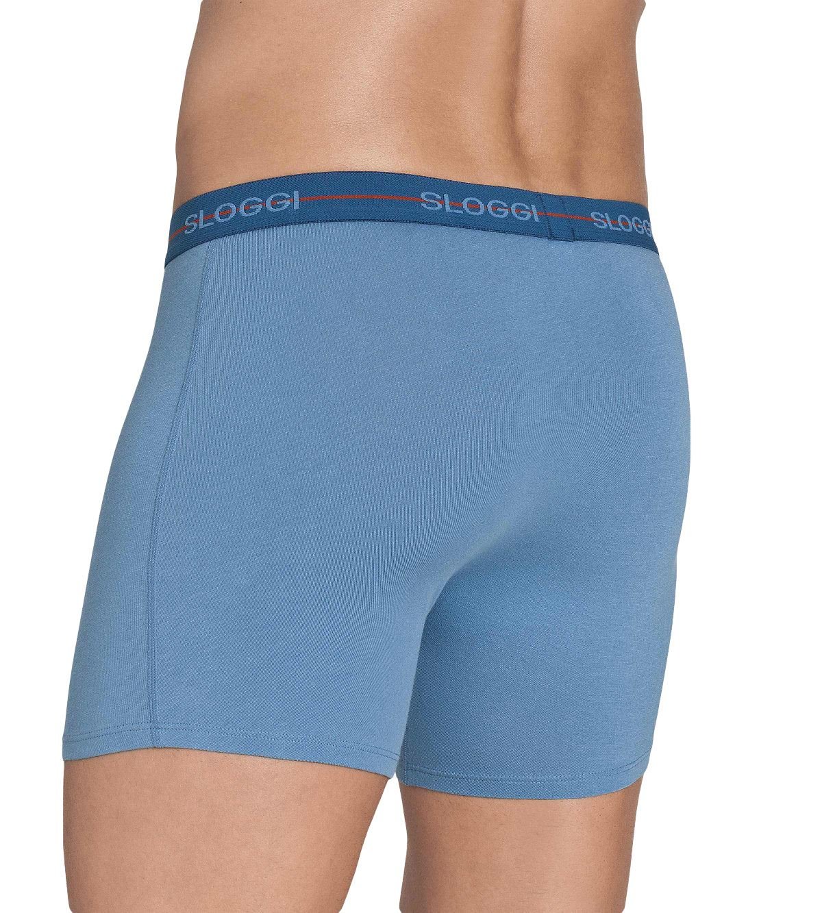 Sloggi Start Short Boxer Uomo Cotone x2 Multicolore