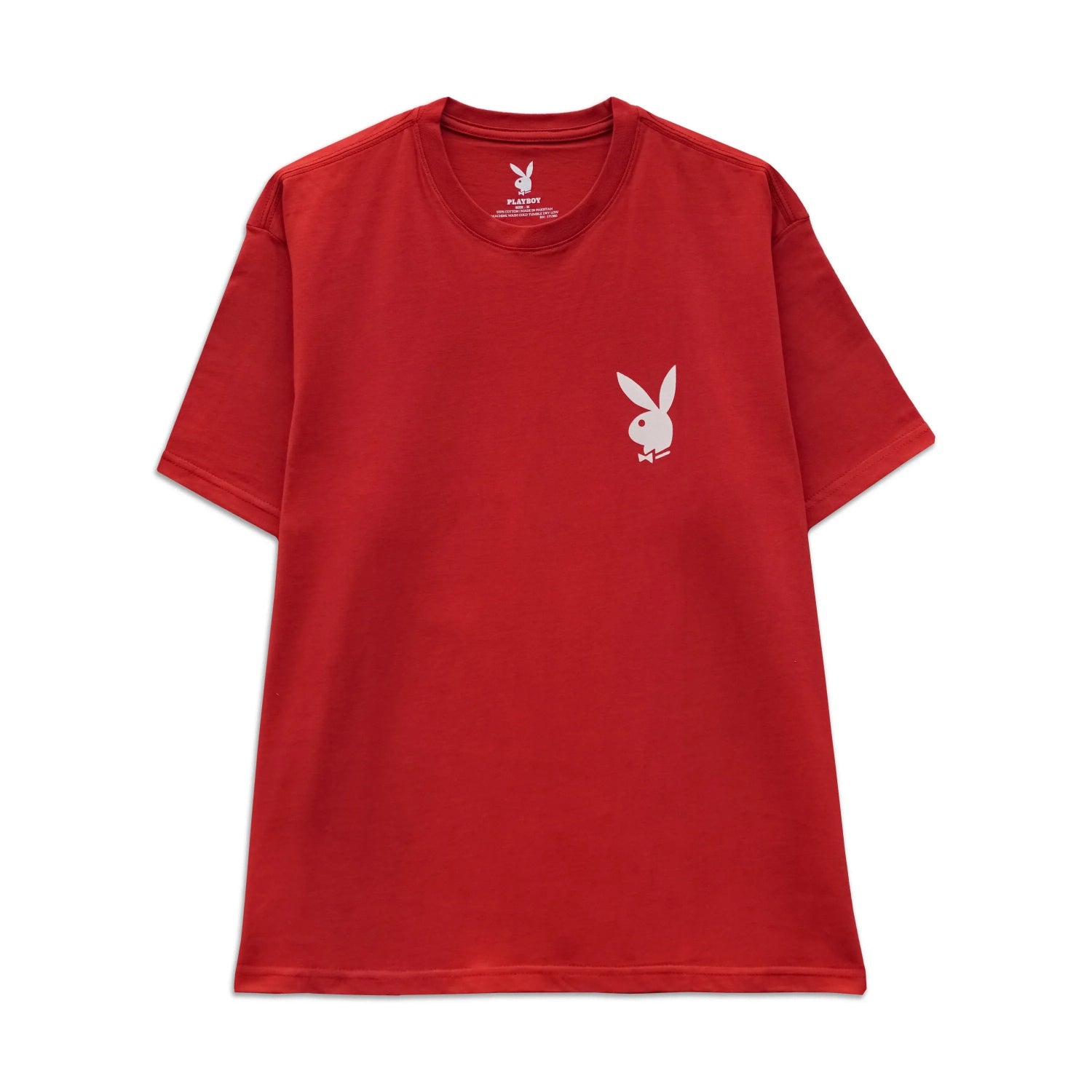 Playboy Eugena Cover t-shirt rossa cotone stampa retro