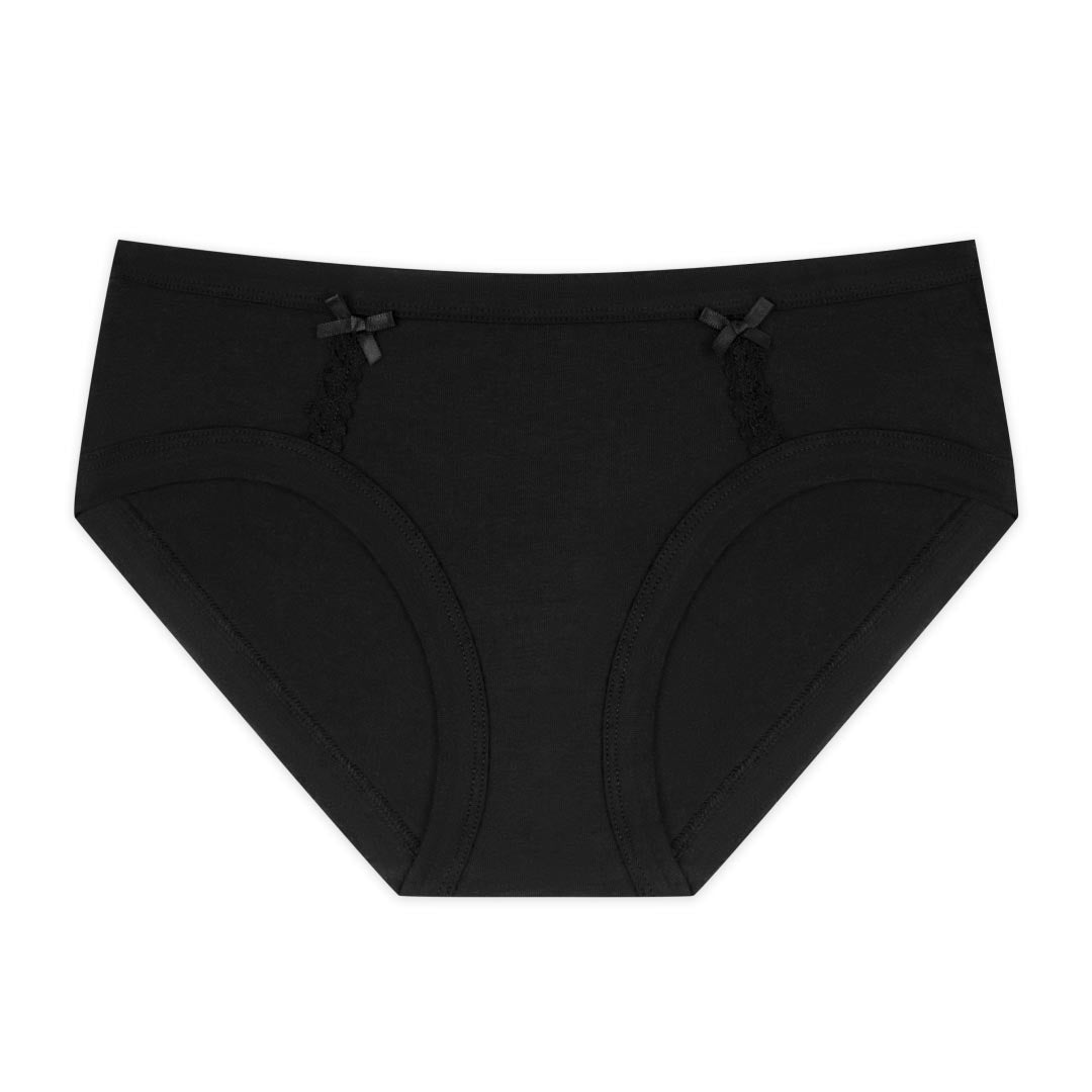 René Rofé Cotton Spandex slip hipster cotone nero