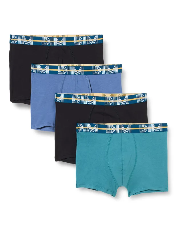 DIM Mix & Powerful Boxer Uomo x4 Cotone Elasticizzato