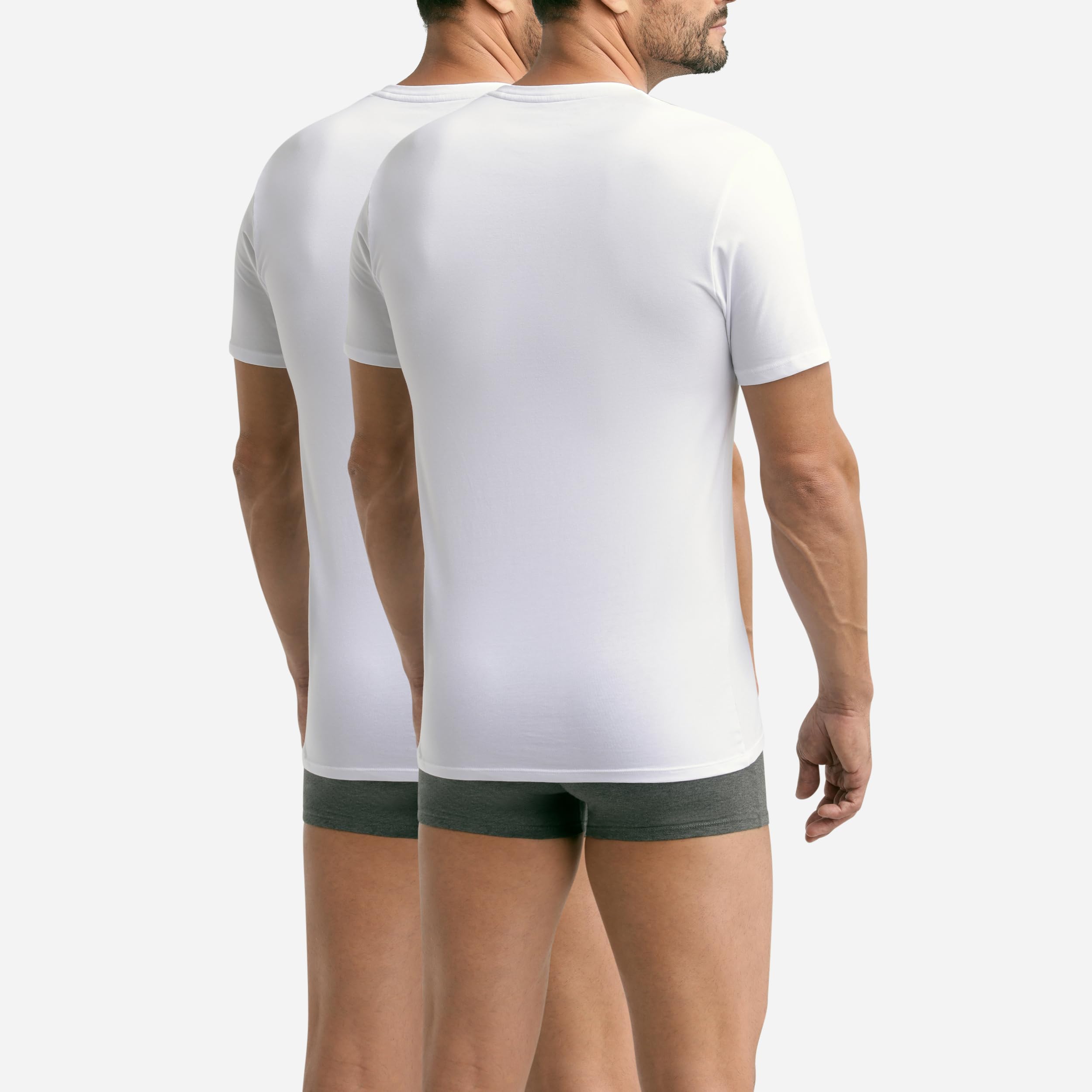 DIM Good T-Shirt Scollo a V Uomo 2 Pezzi Cotone Bio