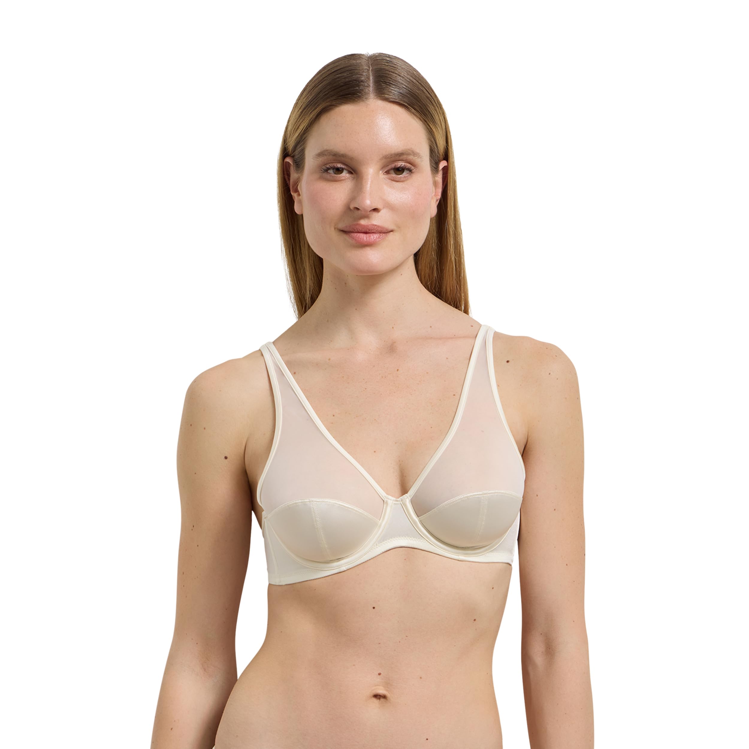 DIM Ines de la Fressange reggiseno coppa intera 3C avorio