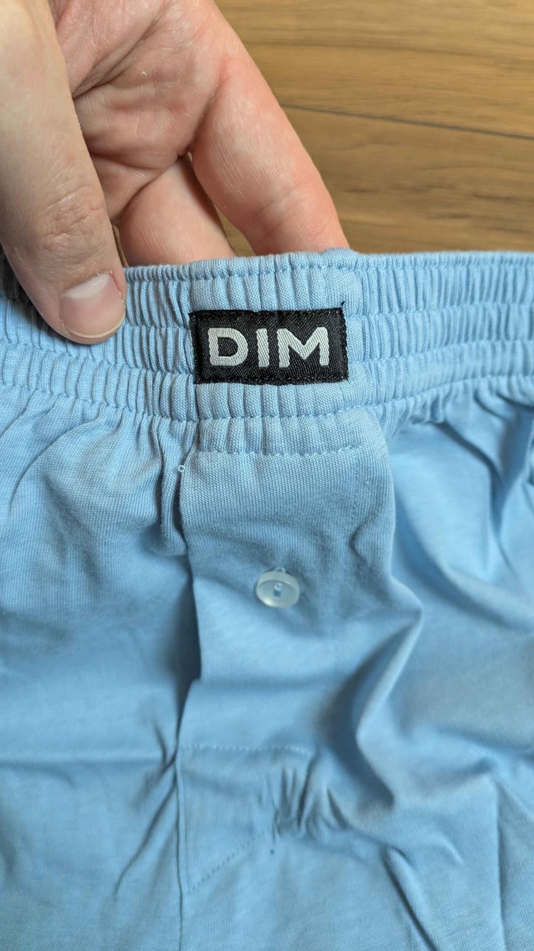 DIM Boxer Uomo Cotone x2 Ampio con Bottoni
