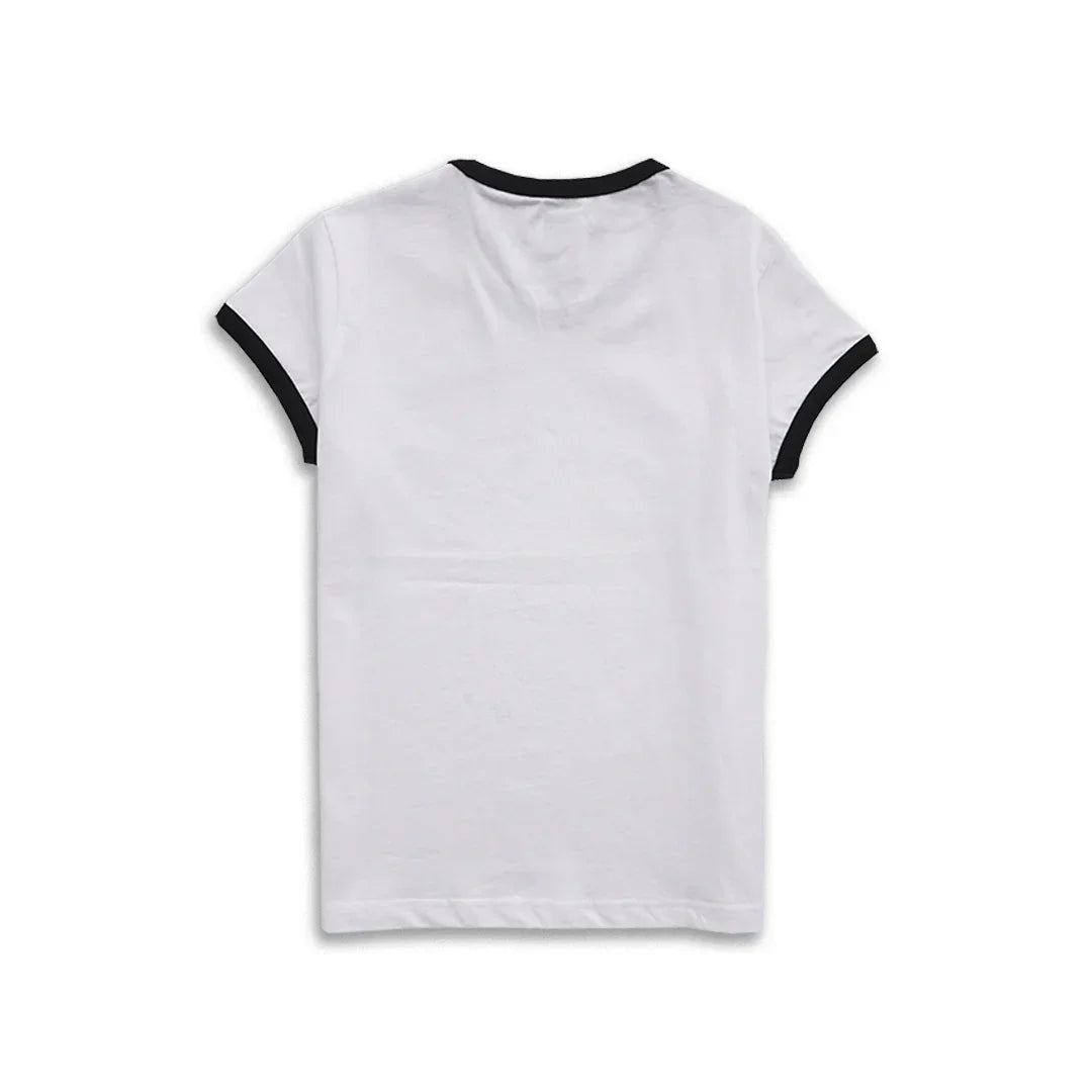 Playboy Studios Ringer t-shirt bianca donna