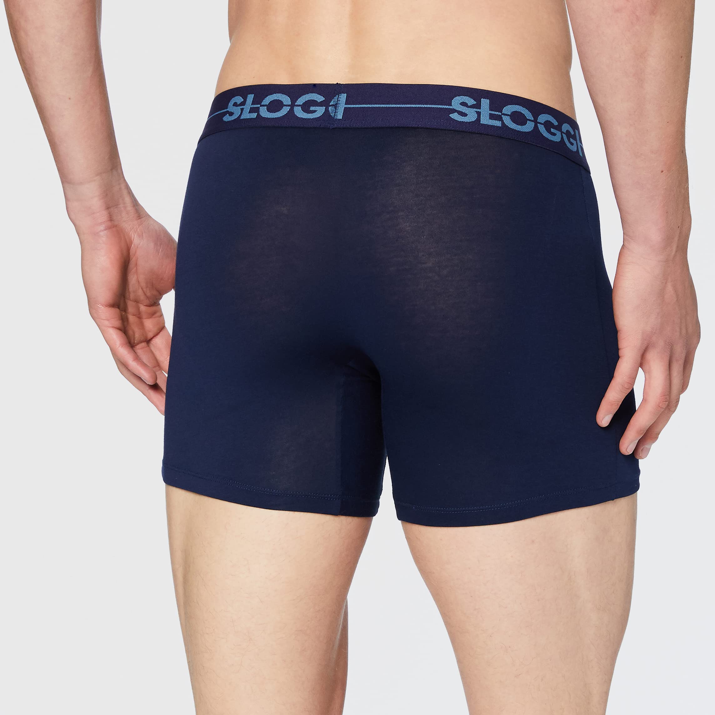 Sloggi Men Basic Boxer Uomo 2 Pezzi Cotone Elasticizzato