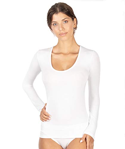 Egi Maglia Manica Lunga Micromodal Scollo Tondo